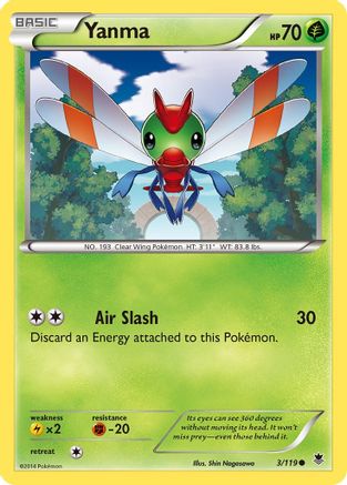 Image of Yanma 003  XY  Phantom Forces - Common