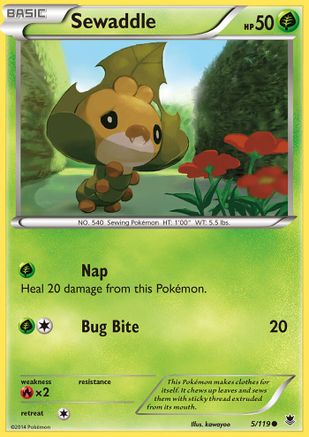 Image of Sewaddle 005  XY  Phantom Forces - Common