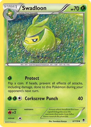 Image of Swadloon 006/119  XY  Phantom Forces - Uncommon