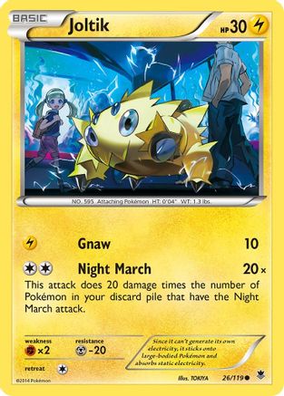 Image of Joltik 026/119  XY  Phantom Forces - Common