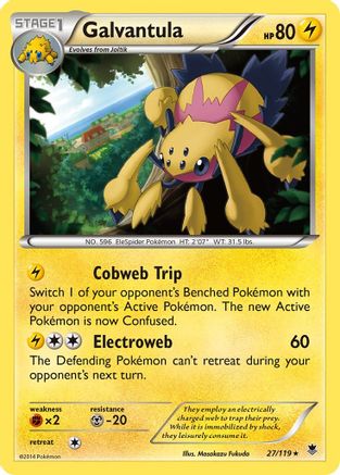 Image of Galvantula 027  XY  Phantom Forces - Rare