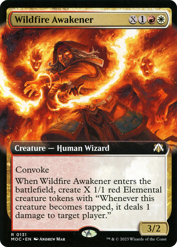 Image of Wildfire Awakener (Extended Art) (MOC-131) - March of the Machine Commander: (Extended Art)