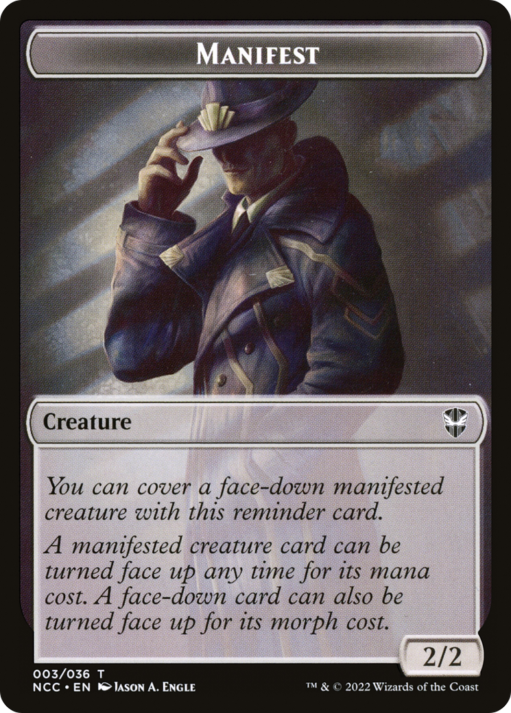 Image of Manifest (TNCC-003) - New Capenna Commander Tokens Foil