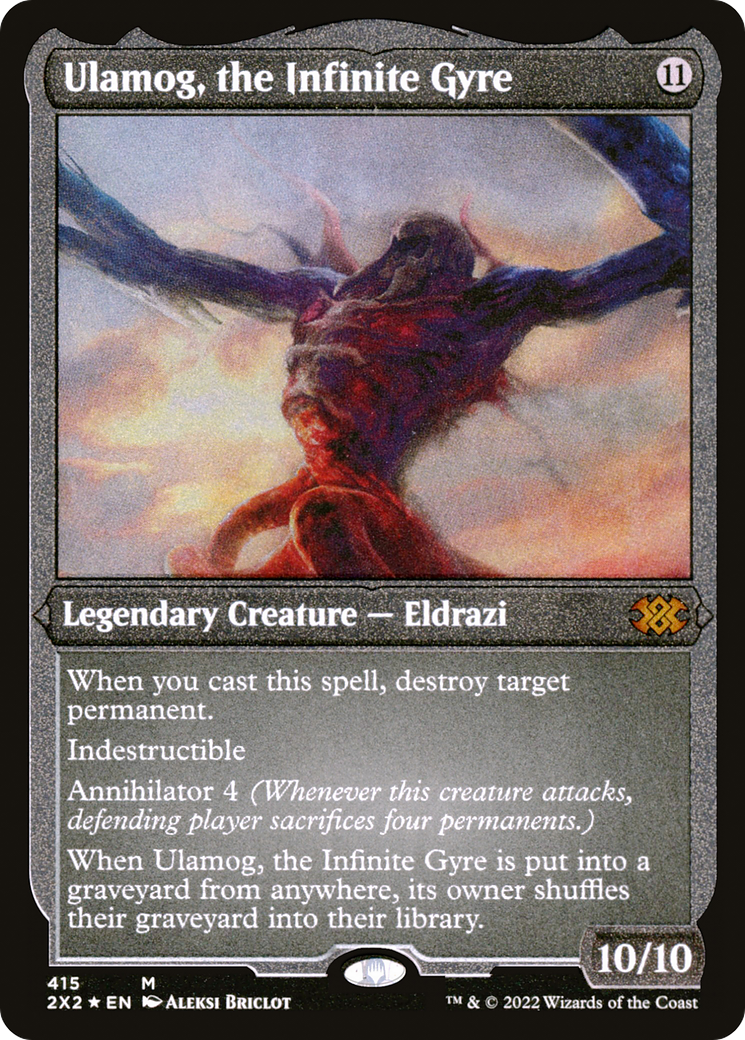 Image of Ulamog, the Infinite Gyre (2X2-415) - Double Masters 2022 Foil