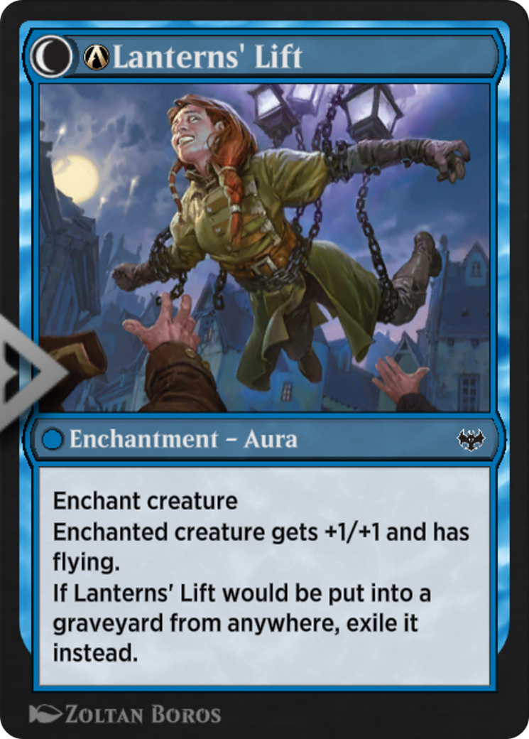 Image of A-Lantern Bearer // A-Lanterns' Lift (VOW-A-66) - Innistrad: Crimson Vow: (Double Faced Transform)