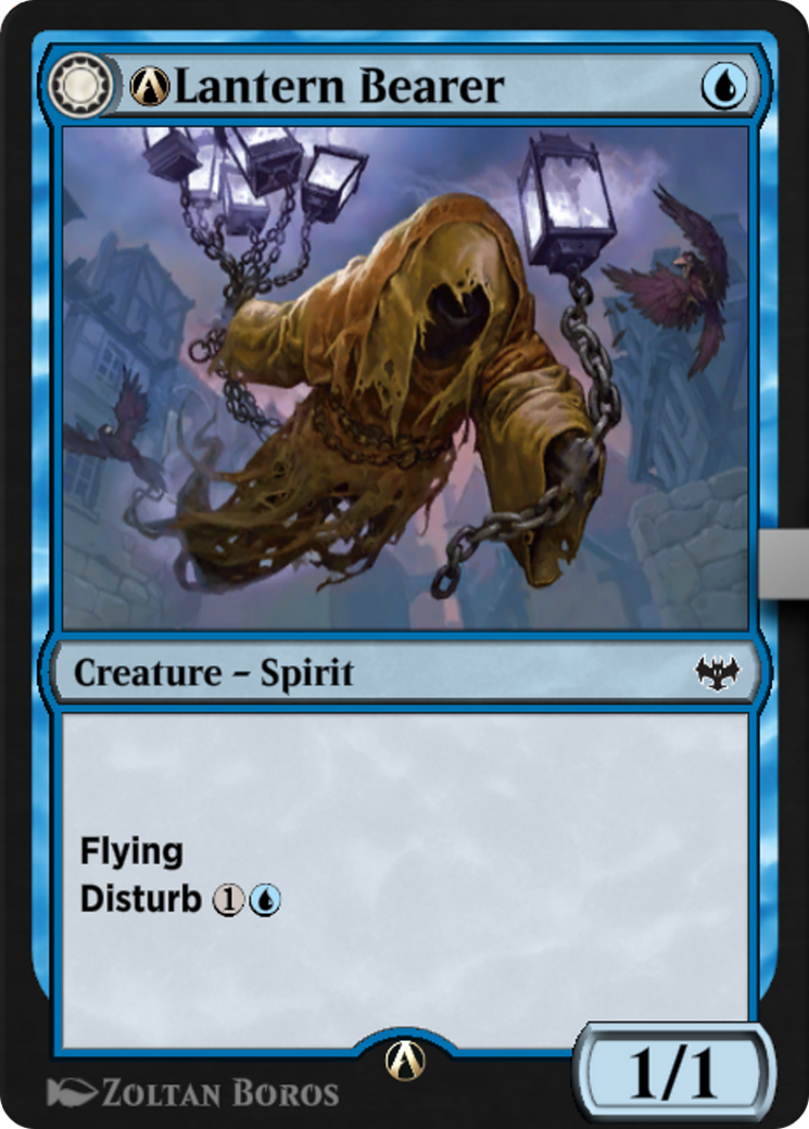 Image of A-Lantern Bearer // A-Lanterns' Lift (VOW-A-66) - Innistrad: Crimson Vow: (Double Faced Transform)