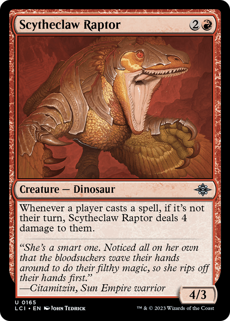 Image of Scytheclaw Raptor (LCI-165) - The Lost Caverns of Ixalan