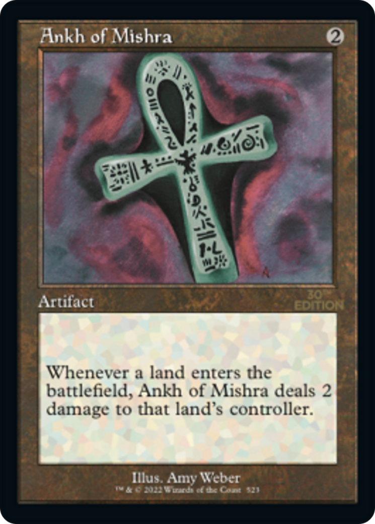 Image of Ankh of Mishra (Retro Frame) (30A-523) - 30th Anniversary Edition