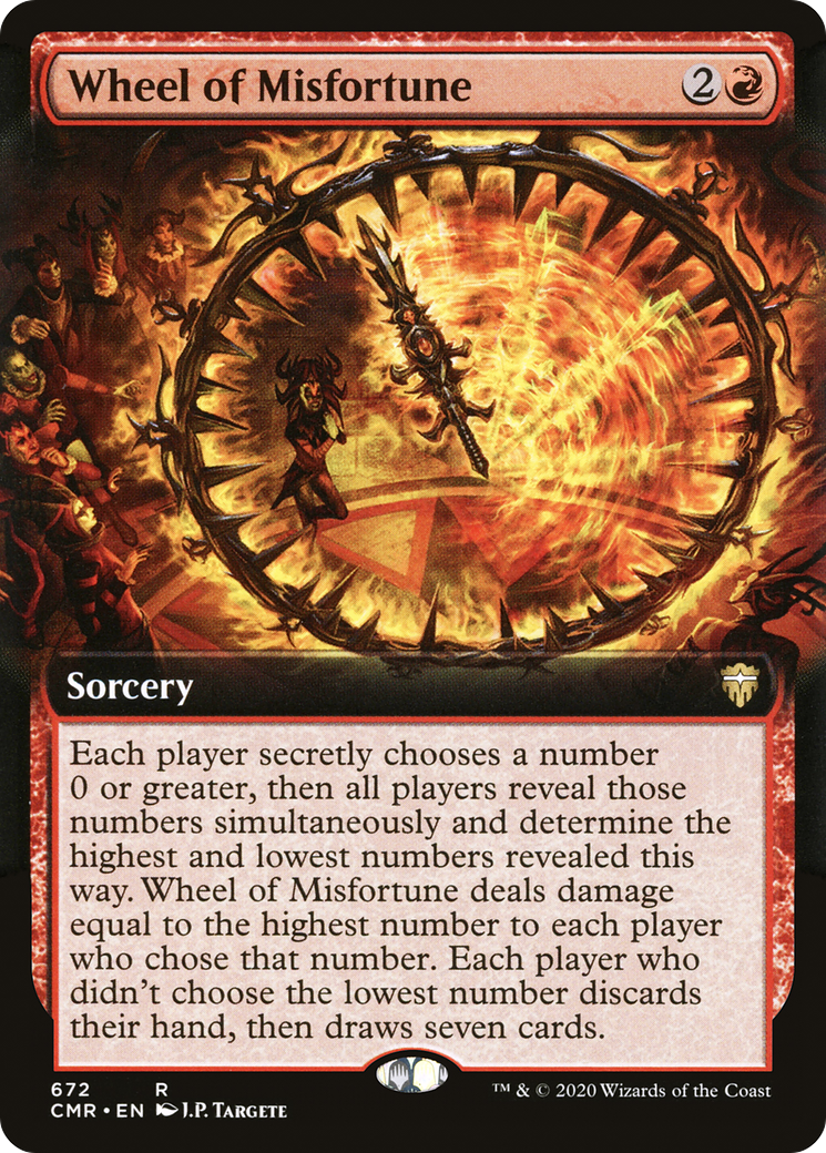 Image of Wheel of Misfortune (Extended Art) (CMR-672) - Commander Legends: (Extended Art)