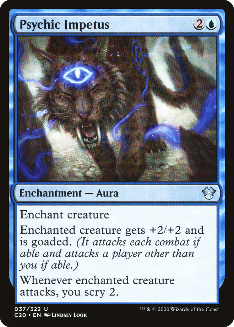 Image of Psychic Impetus (C20-037) - Commander 2020