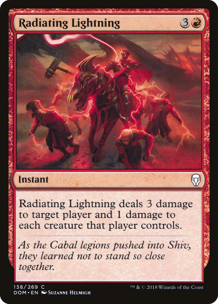 Image of Radiating Lightning (DOM-138) - Dominaria