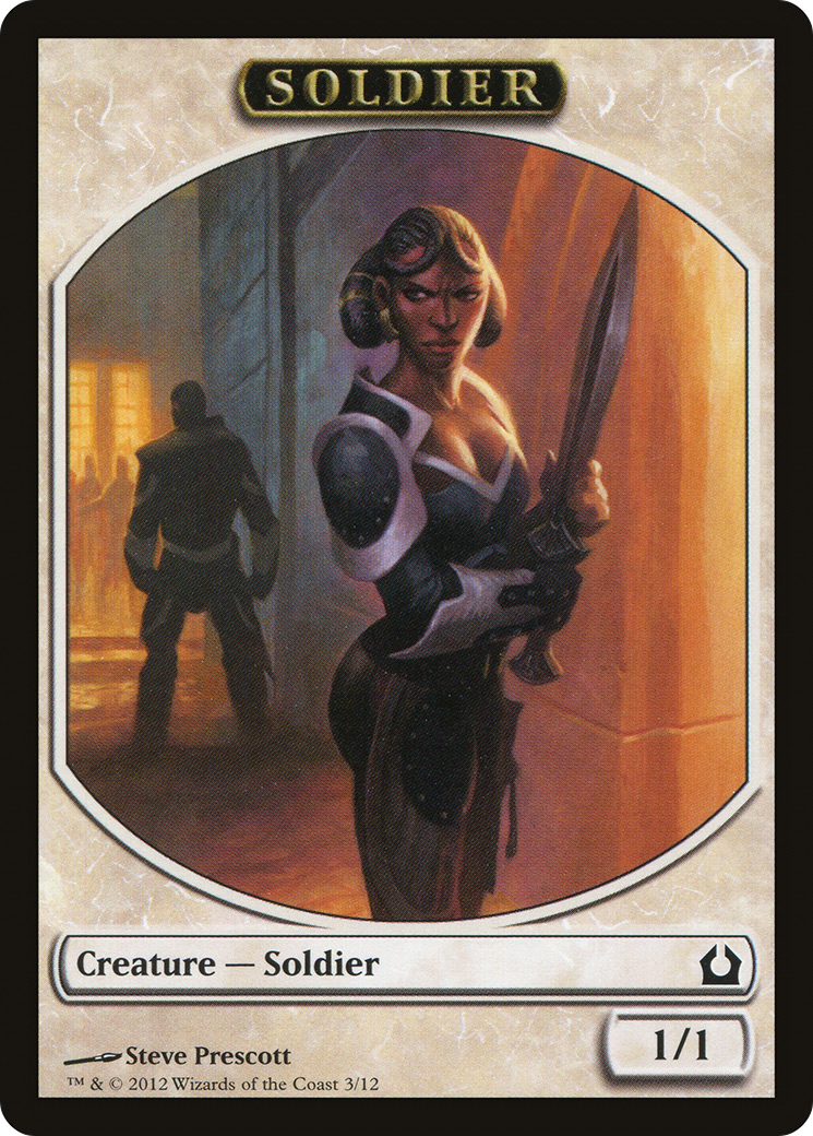 Image of Soldier Token (RTR-003) - Return to Ravnica Tokens