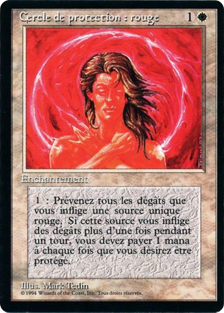 Image of Circle of Protection: Red (FBB-) - Foreign Black Border