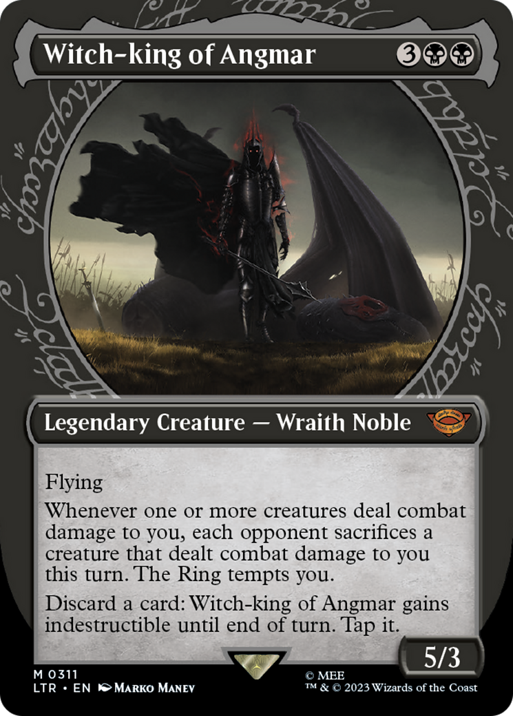 Image of Witch-king of Angmar (Showcase) (LTR-311) - The Lord of the Rings: Tales of Middle-earth: (Showcase) (Borderless) Foil