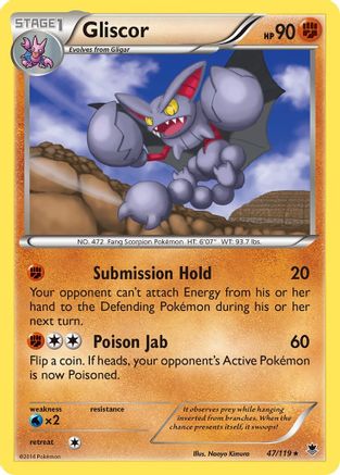 Image of Gliscor 047  XY  Phantom Forces - Rare