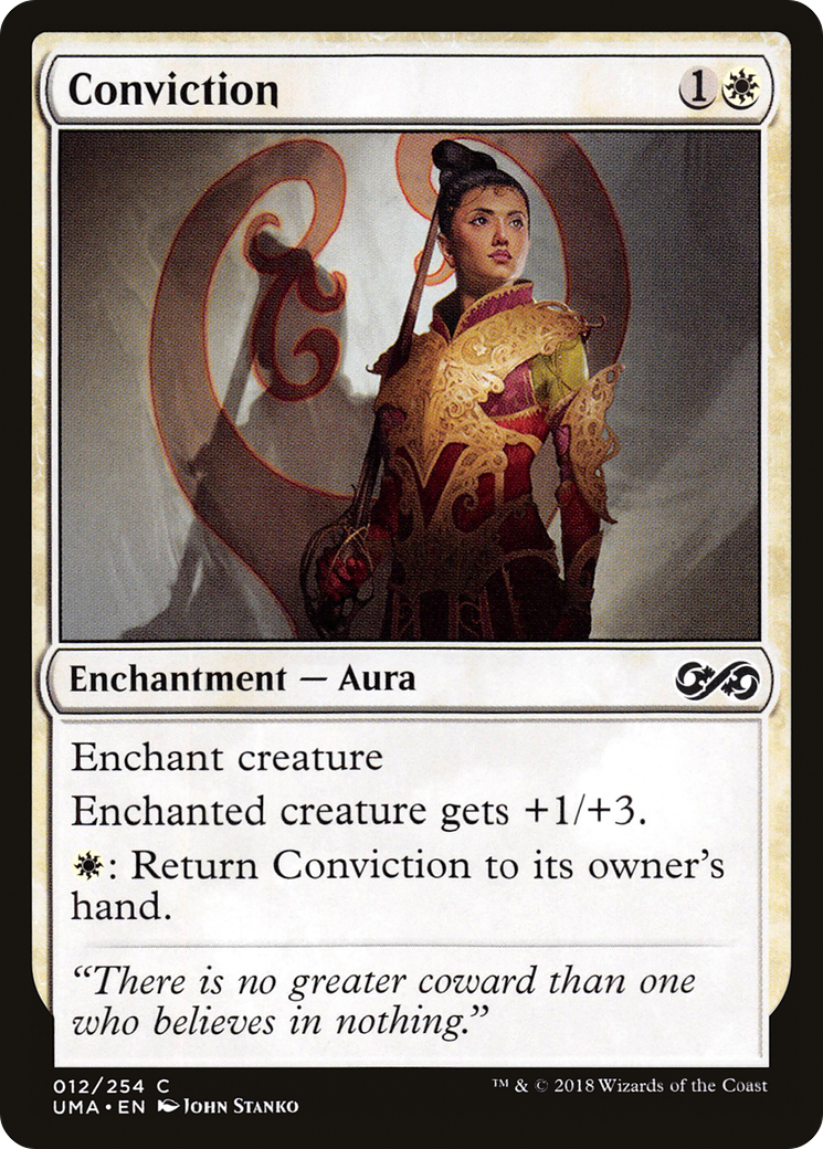 Image of Conviction (UMA-012) - Ultimate Masters Foil