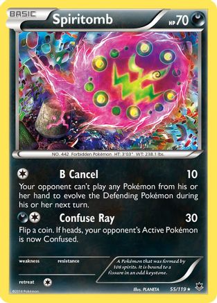 Image of Spiritomb 055/119  XY  Phantom Forces - Rare