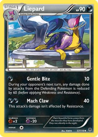 Image of Liepard 057  XY  Phantom Forces - Uncommon