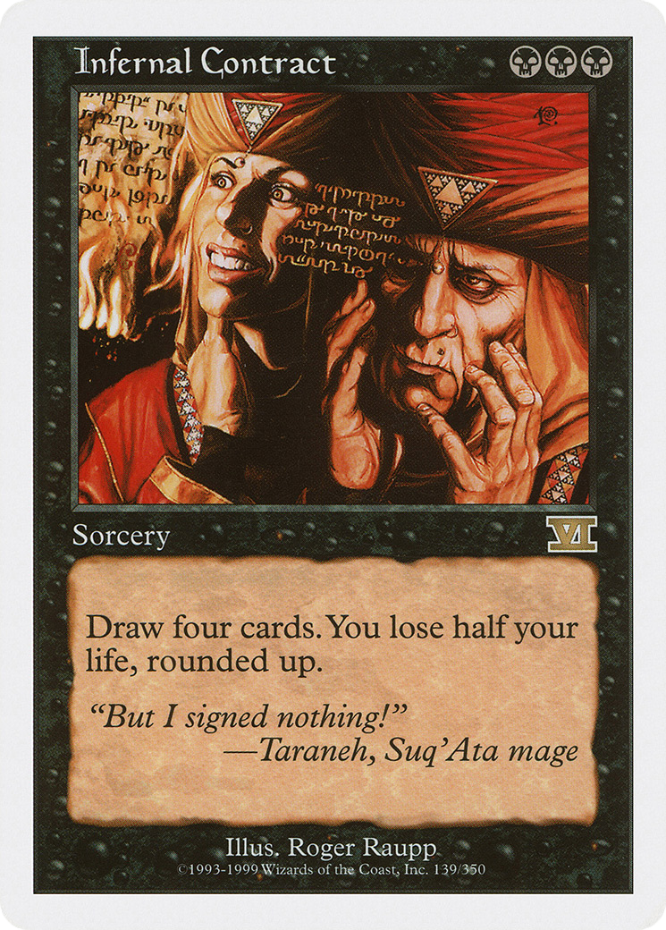 Image of Infernal Contract (6ED-139) - Classic Sixth Edition
