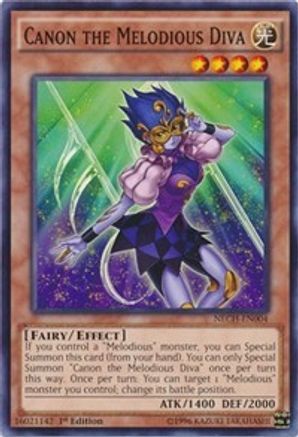 Image of Canon the Melodious Diva (NECH-EN004) - The New Challengers 1st Edition