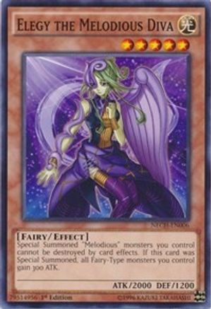 Image of Elegy the Melodious Diva (NECH-EN006) - The New Challengers Unlimited