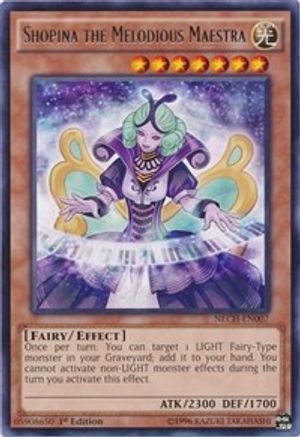 Image of Shopina the Melodious Maestra (NECH-EN007) - The New Challengers 1st Edition