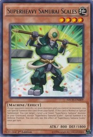Image of Superheavy Samurai Scales (NECH-EN009) - The New Challengers Unlimited