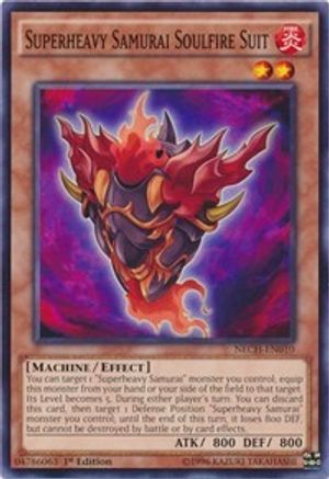 Image of Superheavy Samurai Soulfire Suit (NECH-EN010) - The New Challengers Unlimited