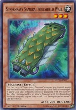 Image of Superheavy Samurai Soulshield Wall (NECH-EN011) - The New Challengers 1st Edition