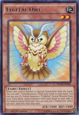 Image of Fluffal Owl (NECH-EN018) - The New Challengers 1st Edition