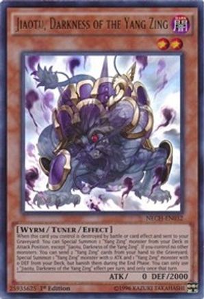 Image of Jiaotu, Darkness of the Yang Zing (NECH-EN032) - The New Challengers 1st Edition