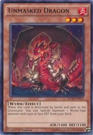 Image of Unmasked Dragon (NECH-EN035) - The New Challengers 1st Edition
