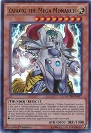 Image of Zaborg the Mega Monarch (NECH-EN037) - The New Challengers 1st Edition