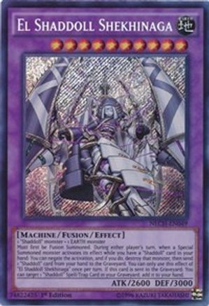 Image of El Shaddoll Shekhinaga (NECH-EN049) - The New Challengers 1st Edition