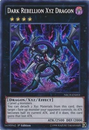 Image of Dark Rebellion Xyz Dragon (NECH-EN053) - The New Challengers Unlimited
