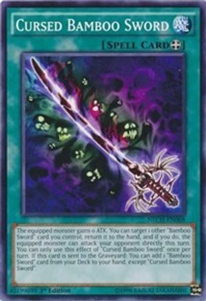 Image of Cursed Bamboo Sword (NECH-EN068) - The New Challengers 1st Edition