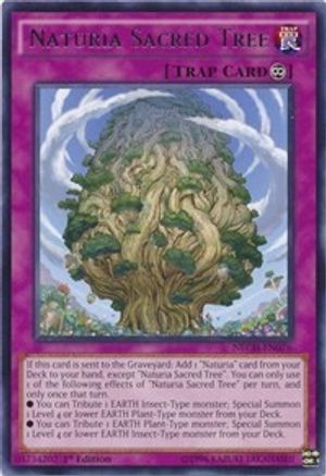 Image of Naturia Sacred Tree (NECH-EN076) - The New Challengers 1st Edition