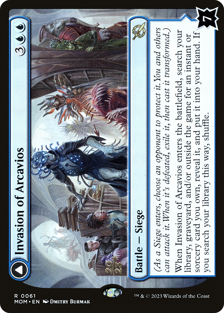 Image of Invasion of Arcavios (PRE-061) - March of the Machine Promos Foil