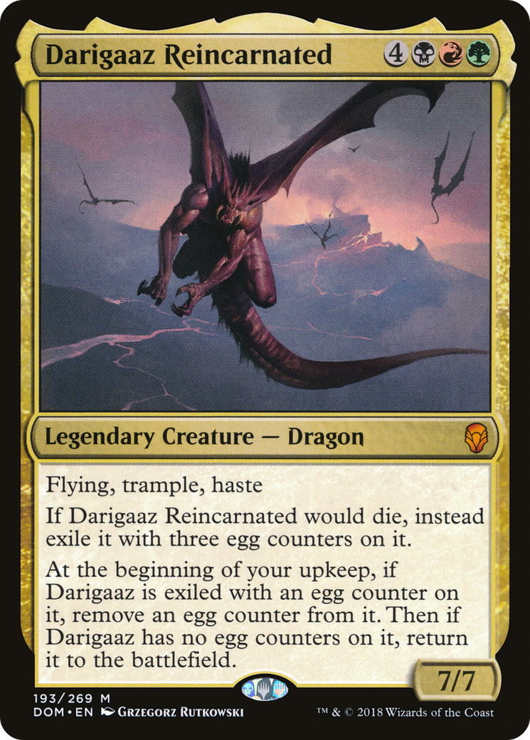 Image of Darigaaz Reincarnated (DOM-193) - Dominaria Foil