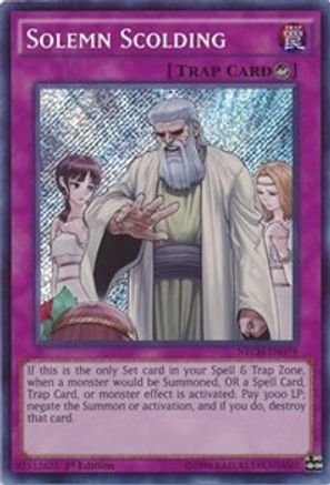 Image of Solemn Scolding (NECH-EN079) - The New Challengers Unlimited