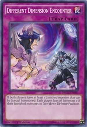 Image of Different Dimension Encounter (NECH-EN080) - The New Challengers 1st Edition