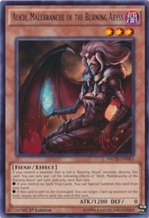 Image of Alich, Malebranche of the Burning Abyss (NECH-EN083) - The New Challengers 1st Edition