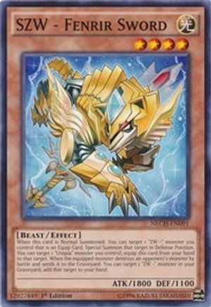 Image of SZW - Fenrir Sword (NECH-EN091) - The New Challengers Unlimited
