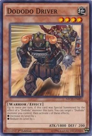 Image of Dododo Driver (NECH-EN093) - The New Challengers Unlimited