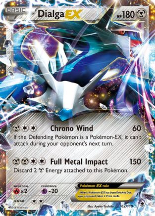 Image of Dialga EX 062/119  - Holofoil XY  Phantom Forces - Ultra Rare