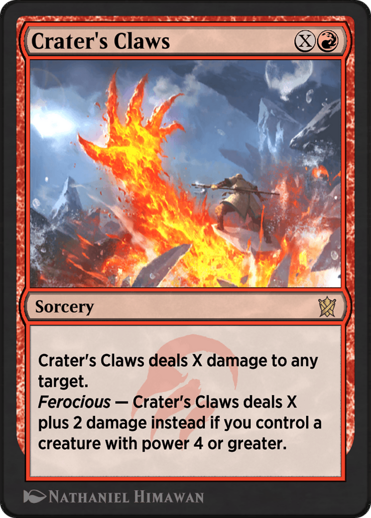 Image of Crater's Claws (KTK-106Y) - Khans of Tarkir