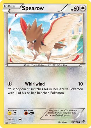 Image of Spearow 078  XY  Phantom Forces - Common