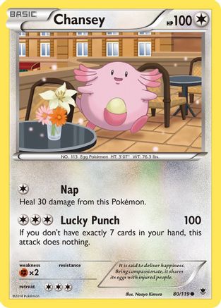 Image of Chansey 080/119  XY  Phantom Forces - Common
