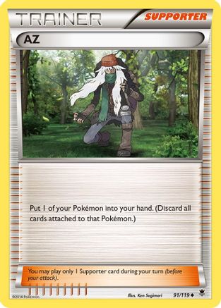 Image of AZ 091/119  - Reverse Holofoil XY  Phantom Forces - Uncommon
