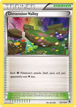 Image of Dimension Valley 093/119  XY  Phantom Forces - Uncommon